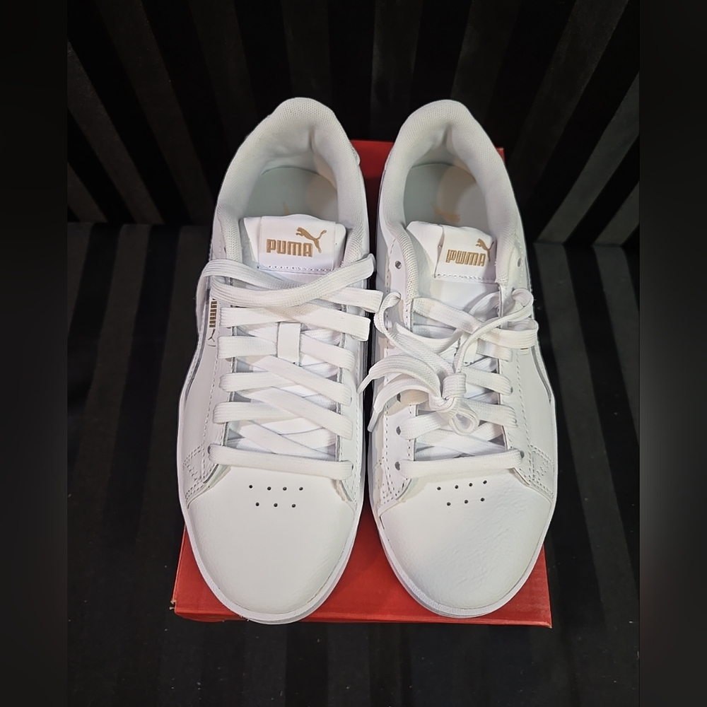 Women's US Size 8 Puma Court Sneakers White Color - Picture 3 of 6